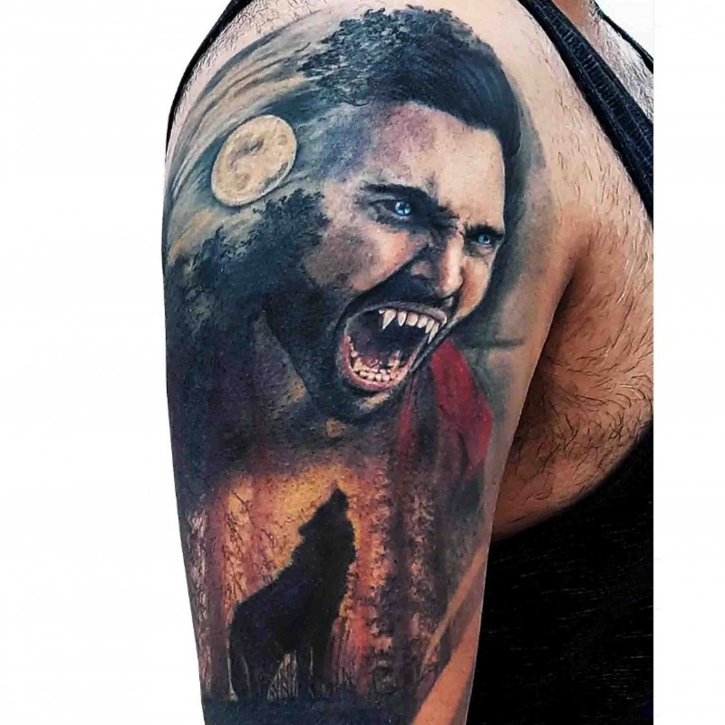 Derek Hale da série Teen Wolf.