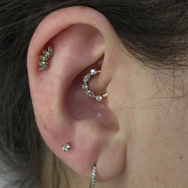Aplicação feita por nossa Body Piercer Michele